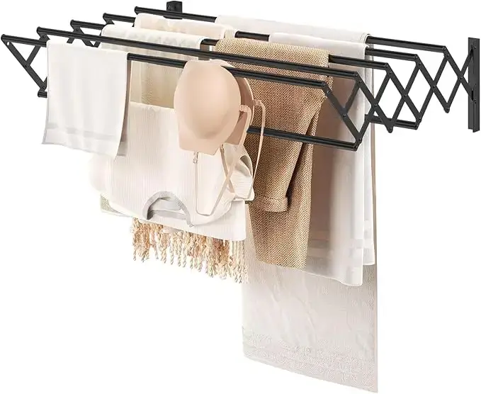 Étendoir à linge mural pliable
